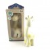Natural Rubber Giraffe Teether/ Bath toy and rattle