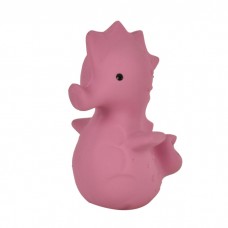 Natural Rubber Seahorse Teether/ Bath toy and rattle